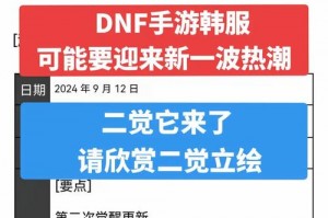 dnf二觉什么时候出的 dnf二觉叫什么