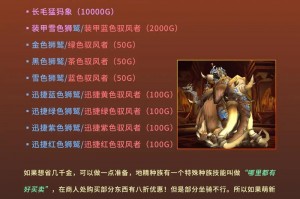 铁炉堡坐骑在哪买—铁炉堡在哪买武器